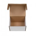 50 Corrugated Paper Boxes 6x4x4"（15.2*10*10cm）White Outside and Yellow Inside